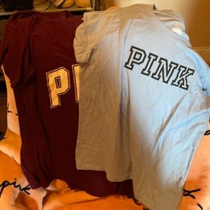 Set of 2 Victoria’s Secret PINK Tees